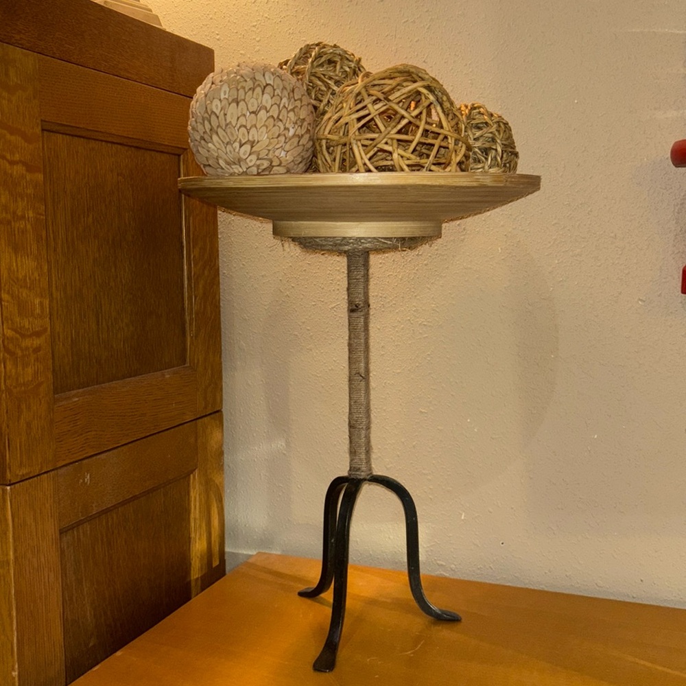 Earthy Pedestal Display Tray